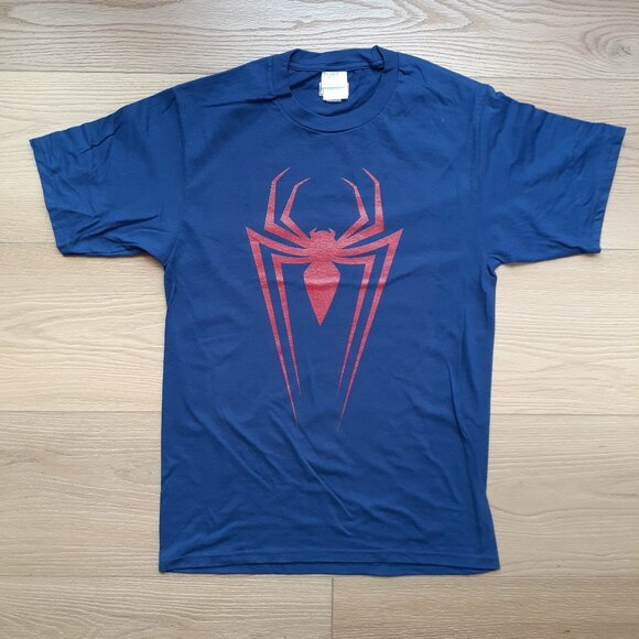 The Amazing Spider-Man Comic Icon - New Small Navy Blue T-Shirt - Picture 1 of 5